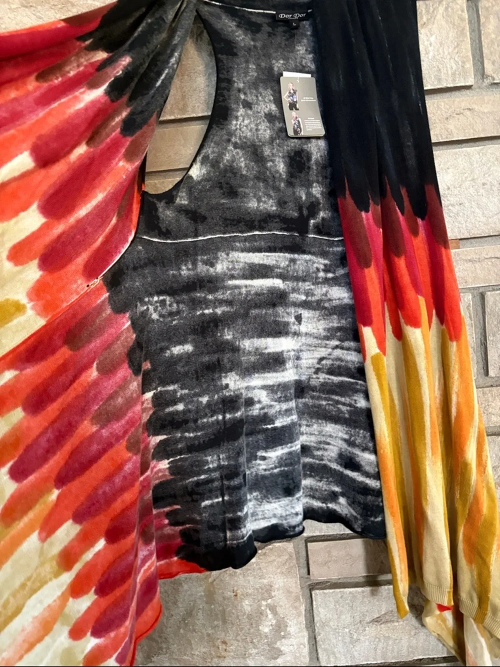 Dor Dor Couture Multicolored Vest - Picture 7 of 12